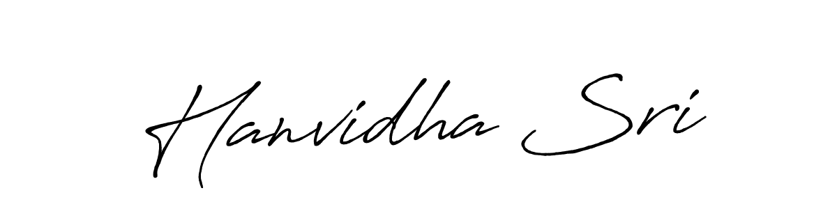 Design your own signature with our free online signature maker. With this signature software, you can create a handwritten (Antro_Vectra_Bolder) signature for name Hanvidha Sri. Hanvidha Sri signature style 7 images and pictures png