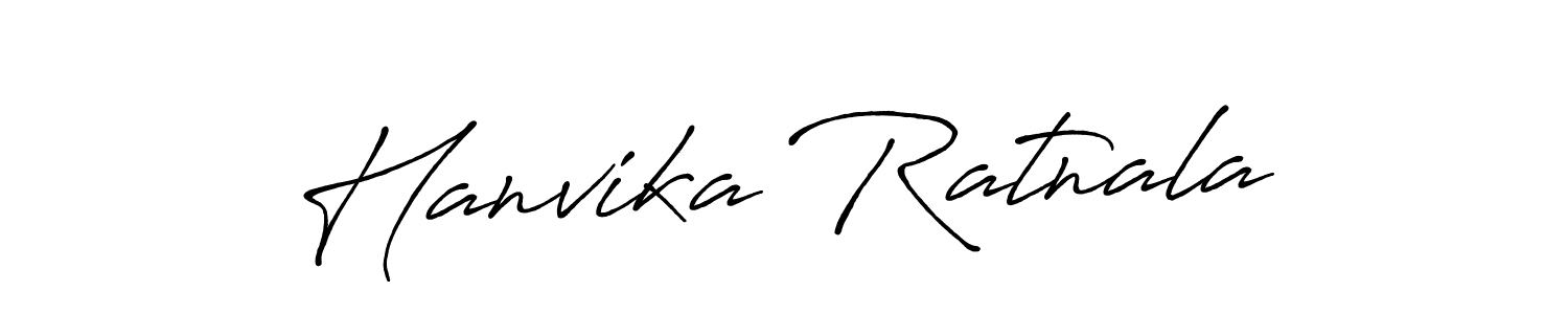 It looks lik you need a new signature style for name Hanvika Ratnala. Design unique handwritten (Antro_Vectra_Bolder) signature with our free signature maker in just a few clicks. Hanvika Ratnala signature style 7 images and pictures png