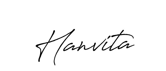 Make a beautiful signature design for name Hanvita. With this signature (Antro_Vectra_Bolder) style, you can create a handwritten signature for free. Hanvita signature style 7 images and pictures png