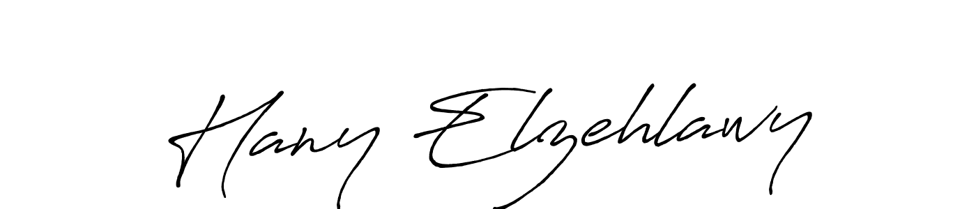 Use a signature maker to create a handwritten signature online. With this signature software, you can design (Antro_Vectra_Bolder) your own signature for name Hany Elzehlawy. Hany Elzehlawy signature style 7 images and pictures png