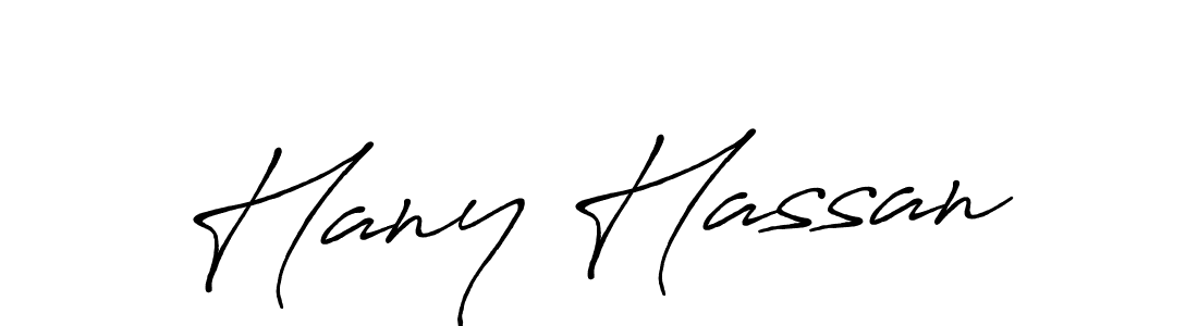 How to make Hany Hassan signature? Antro_Vectra_Bolder is a professional autograph style. Create handwritten signature for Hany Hassan name. Hany Hassan signature style 7 images and pictures png