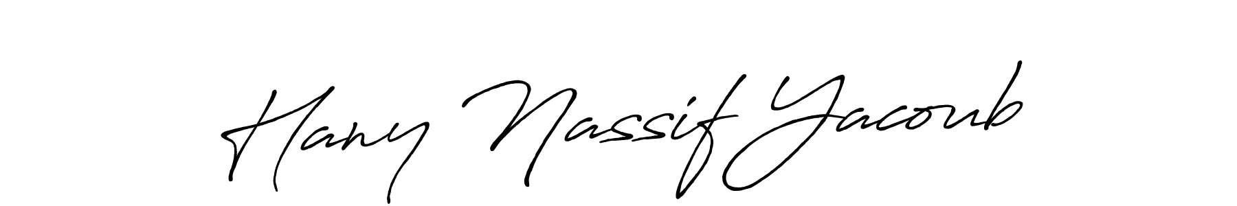 Once you've used our free online signature maker to create your best signature Antro_Vectra_Bolder style, it's time to enjoy all of the benefits that Hany Nassif Yacoub name signing documents. Hany Nassif Yacoub signature style 7 images and pictures png