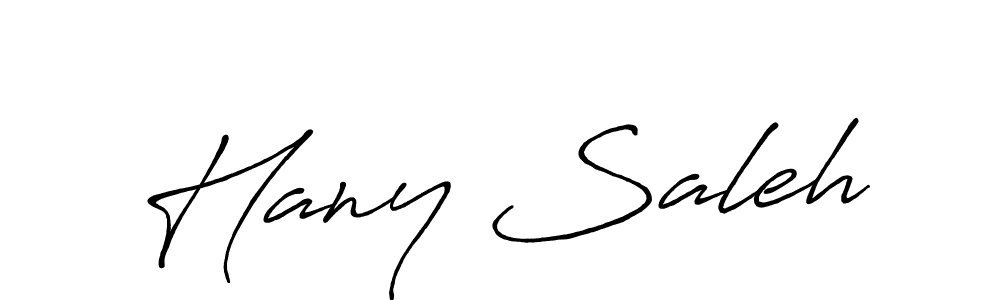 Also You can easily find your signature by using the search form. We will create Hany Saleh name handwritten signature images for you free of cost using Antro_Vectra_Bolder sign style. Hany Saleh signature style 7 images and pictures png
