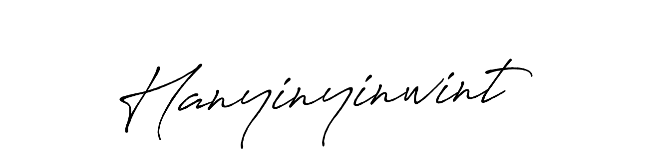 It looks lik you need a new signature style for name Hanyinyinwint. Design unique handwritten (Antro_Vectra_Bolder) signature with our free signature maker in just a few clicks. Hanyinyinwint signature style 7 images and pictures png