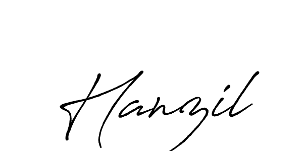 It looks lik you need a new signature style for name Hanzil. Design unique handwritten (Antro_Vectra_Bolder) signature with our free signature maker in just a few clicks. Hanzil signature style 7 images and pictures png