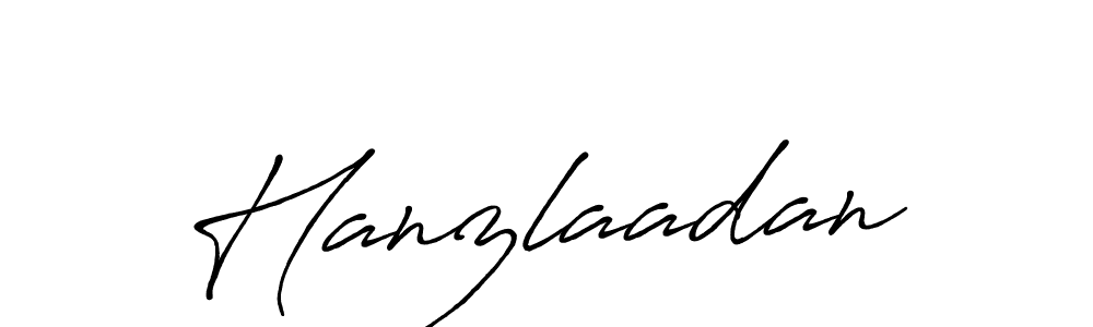 How to make Hanzlaadan signature? Antro_Vectra_Bolder is a professional autograph style. Create handwritten signature for Hanzlaadan name. Hanzlaadan signature style 7 images and pictures png