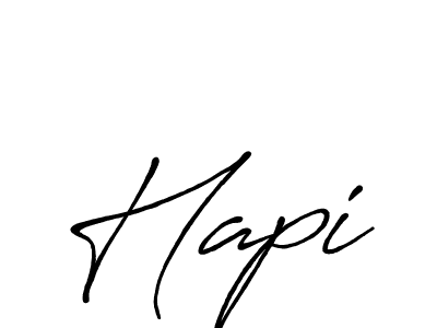 Once you've used our free online signature maker to create your best signature Antro_Vectra_Bolder style, it's time to enjoy all of the benefits that Hapi name signing documents. Hapi signature style 7 images and pictures png