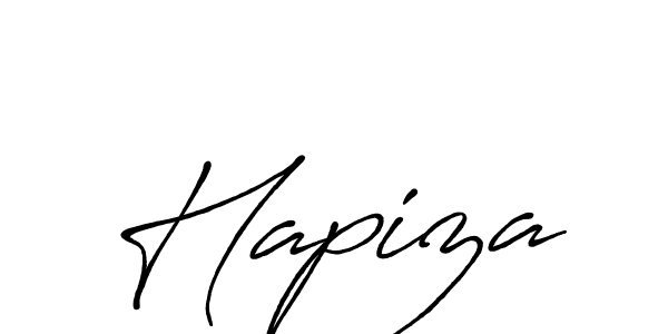 How to make Hapiza signature? Antro_Vectra_Bolder is a professional autograph style. Create handwritten signature for Hapiza name. Hapiza signature style 7 images and pictures png