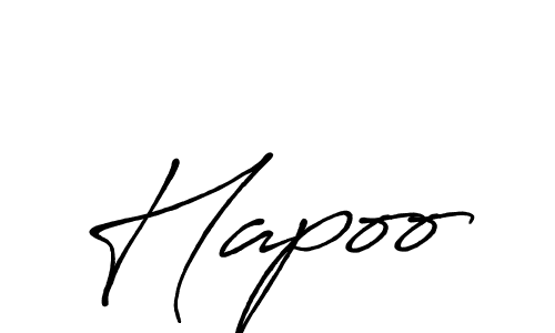 Design your own signature with our free online signature maker. With this signature software, you can create a handwritten (Antro_Vectra_Bolder) signature for name Hapoo. Hapoo signature style 7 images and pictures png