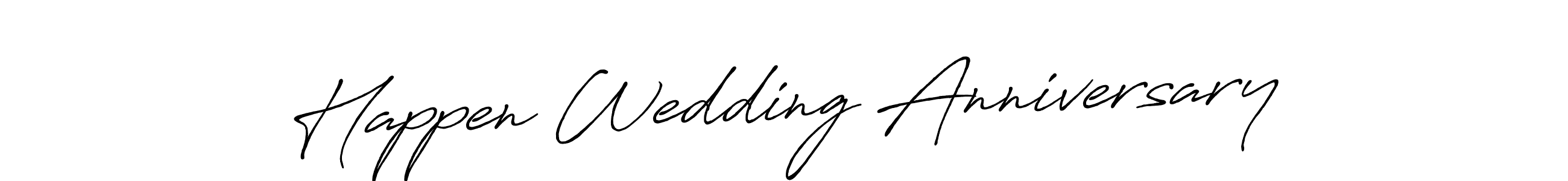 Create a beautiful signature design for name Happen Wedding Anniversary. With this signature (Antro_Vectra_Bolder) fonts, you can make a handwritten signature for free. Happen Wedding Anniversary signature style 7 images and pictures png