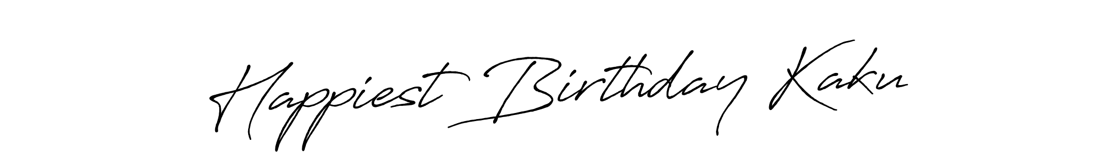 Use a signature maker to create a handwritten signature online. With this signature software, you can design (Antro_Vectra_Bolder) your own signature for name Happiest Birthday Kaku. Happiest Birthday Kaku signature style 7 images and pictures png