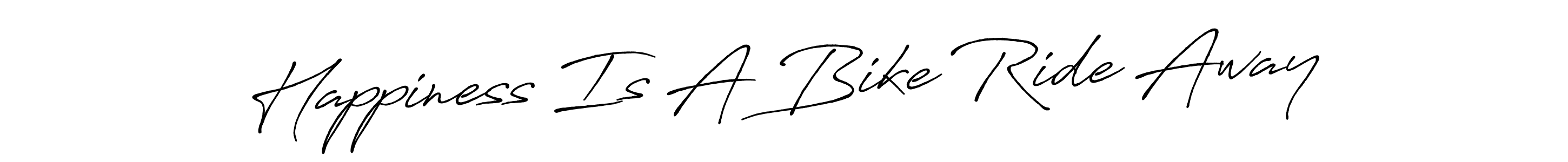 How to make Happiness Is A Bike Ride Away signature? Antro_Vectra_Bolder is a professional autograph style. Create handwritten signature for Happiness Is A Bike Ride Away name. Happiness Is A Bike Ride Away signature style 7 images and pictures png