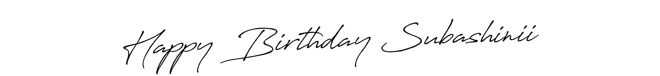 How to Draw Happy  Birthday Subashinii signature style? Antro_Vectra_Bolder is a latest design signature styles for name Happy  Birthday Subashinii. Happy  Birthday Subashinii signature style 7 images and pictures png