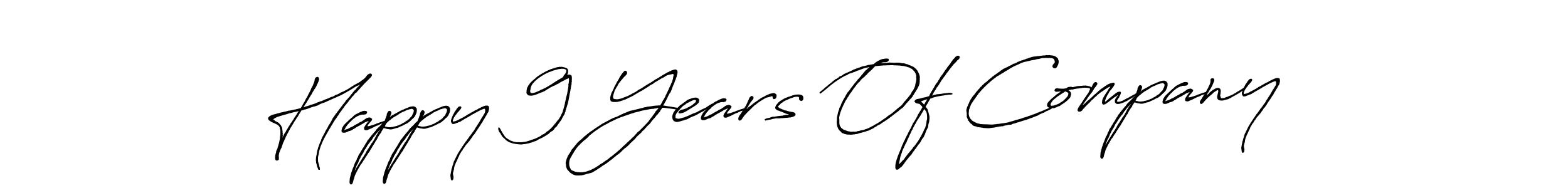 Make a beautiful signature design for name Happy 9 Years Of Company . Use this online signature maker to create a handwritten signature for free. Happy 9 Years Of Company  signature style 7 images and pictures png
