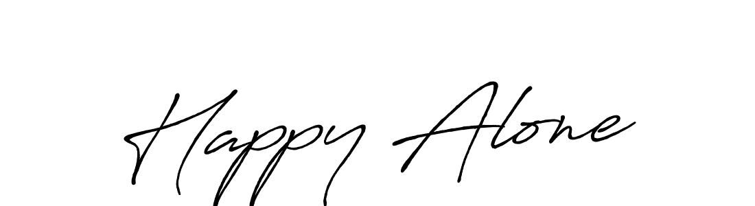 Make a beautiful signature design for name Happy Alone. Use this online signature maker to create a handwritten signature for free. Happy Alone signature style 7 images and pictures png