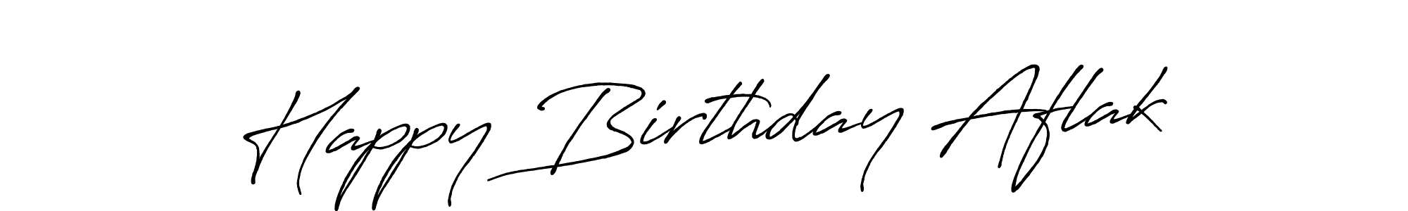 Similarly Antro_Vectra_Bolder is the best handwritten signature design. Signature creator online .You can use it as an online autograph creator for name Happy Birthday Aflak. Happy Birthday Aflak signature style 7 images and pictures png