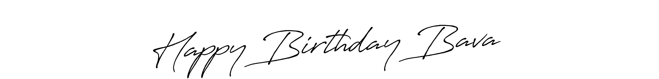 Make a short Happy Birthday Bava❣️ signature style. Manage your documents anywhere anytime using Antro_Vectra_Bolder. Create and add eSignatures, submit forms, share and send files easily. Happy Birthday Bava❣️ signature style 7 images and pictures png