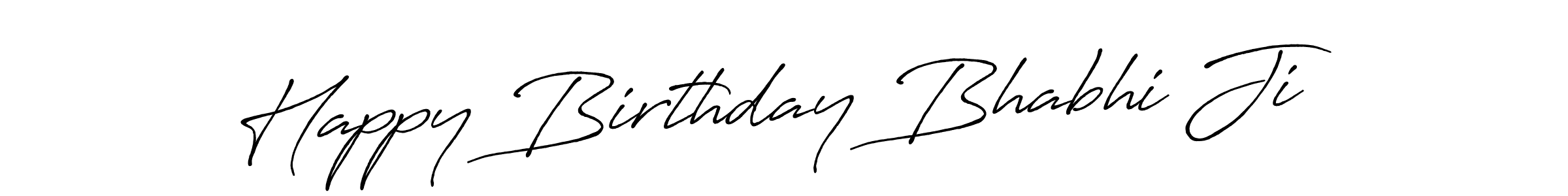 if you are searching for the best signature style for your name Happy Birthday Bhabhi Ji. so please give up your signature search. here we have designed multiple signature styles  using Antro_Vectra_Bolder. Happy Birthday Bhabhi Ji signature style 7 images and pictures png