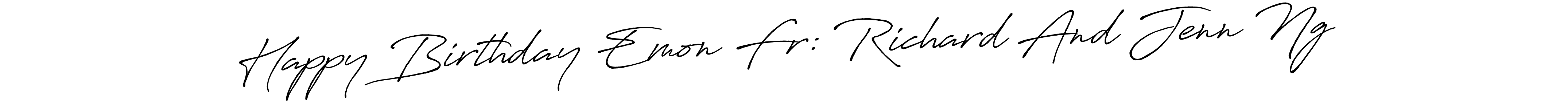 Here are the top 10 professional signature styles for the name Happy Birthday Emon Fr: Richard And Jenn Ng. These are the best autograph styles you can use for your name. Happy Birthday Emon Fr: Richard And Jenn Ng signature style 7 images and pictures png