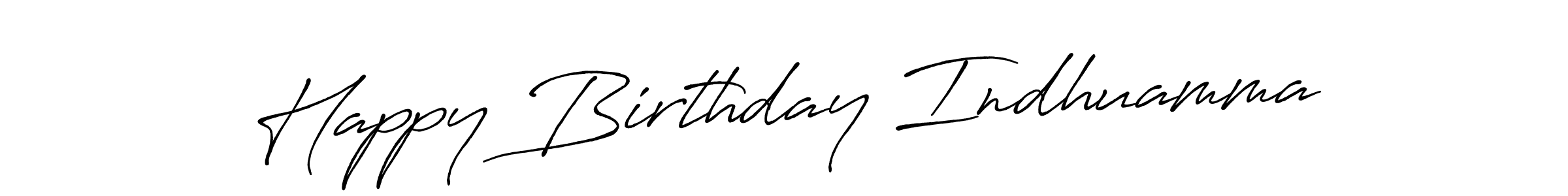 The best way (Antro_Vectra_Bolder) to make a short signature is to pick only two or three words in your name. The name Happy Birthday Indhuamma include a total of six letters. For converting this name. Happy Birthday Indhuamma signature style 7 images and pictures png