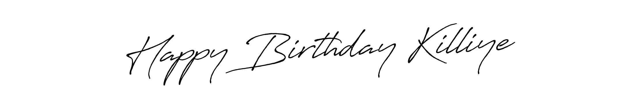 See photos of Happy Birthday Killiye official signature by Spectra . Check more albums & portfolios. Read reviews & check more about Antro_Vectra_Bolder font. Happy Birthday Killiye signature style 7 images and pictures png
