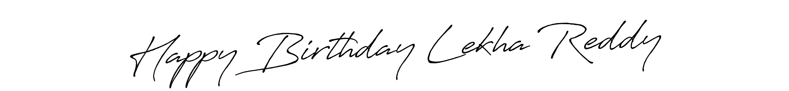 Design your own signature with our free online signature maker. With this signature software, you can create a handwritten (Antro_Vectra_Bolder) signature for name Happy Birthday Lekha Reddy. Happy Birthday Lekha Reddy signature style 7 images and pictures png