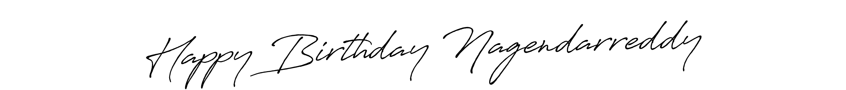 Also we have Happy Birthday Nagendarreddy name is the best signature style. Create professional handwritten signature collection using Antro_Vectra_Bolder autograph style. Happy Birthday Nagendarreddy signature style 7 images and pictures png