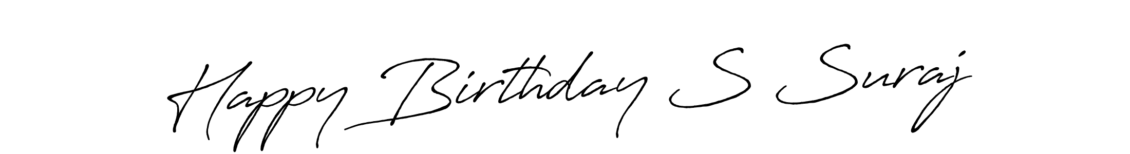 See photos of Happy Birthday S Suraj official signature by Spectra . Check more albums & portfolios. Read reviews & check more about Antro_Vectra_Bolder font. Happy Birthday S Suraj signature style 7 images and pictures png