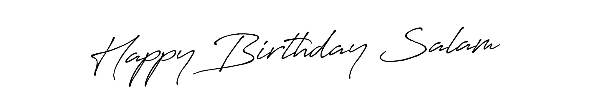 Make a short Happy Birthday Salam signature style. Manage your documents anywhere anytime using Antro_Vectra_Bolder. Create and add eSignatures, submit forms, share and send files easily. Happy Birthday Salam signature style 7 images and pictures png