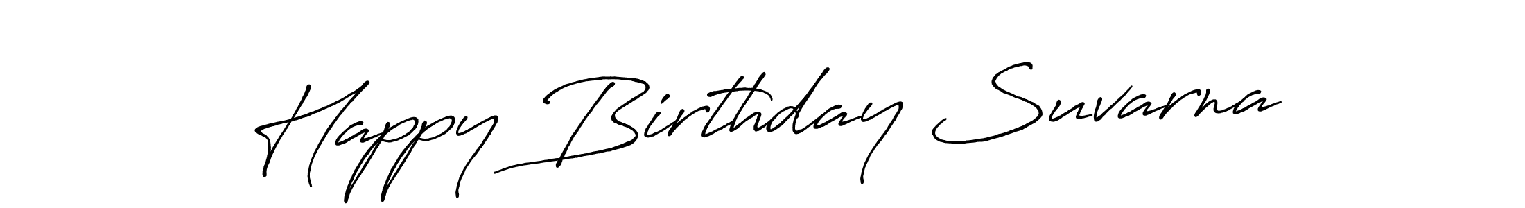This is the best signature style for the Happy Birthday Suvarna name. Also you like these signature font (Antro_Vectra_Bolder). Mix name signature. Happy Birthday Suvarna signature style 7 images and pictures png