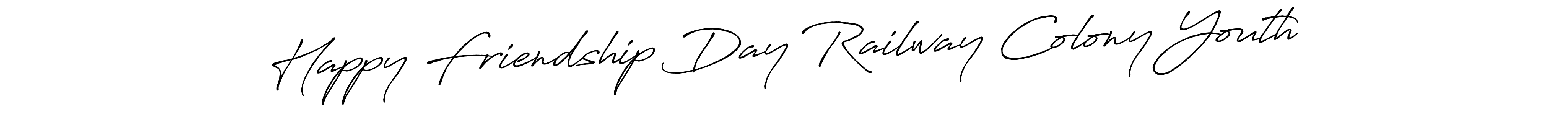 Similarly Antro_Vectra_Bolder is the best handwritten signature design. Signature creator online .You can use it as an online autograph creator for name Happy Friendship Day Railway Colony Youth. Happy Friendship Day Railway Colony Youth signature style 7 images and pictures png