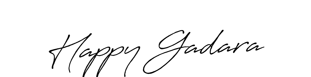 You should practise on your own different ways (Antro_Vectra_Bolder) to write your name (Happy Gadara) in signature. don't let someone else do it for you. Happy Gadara signature style 7 images and pictures png