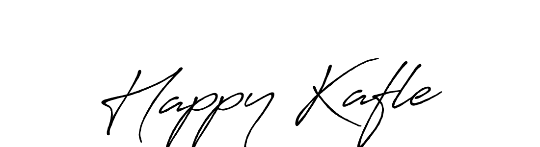 Design your own signature with our free online signature maker. With this signature software, you can create a handwritten (Antro_Vectra_Bolder) signature for name Happy Kafle. Happy Kafle signature style 7 images and pictures png