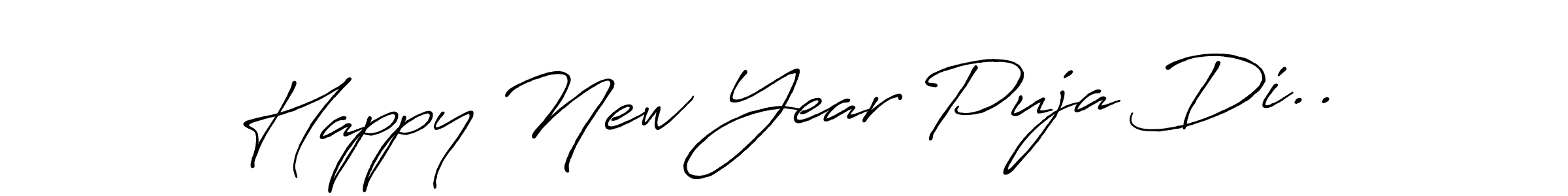 It looks lik you need a new signature style for name Happy New Year Puja Di... Design unique handwritten (Antro_Vectra_Bolder) signature with our free signature maker in just a few clicks. Happy New Year Puja Di.. signature style 7 images and pictures png