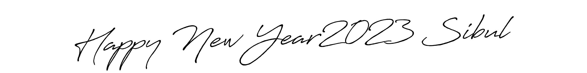 See photos of Happy New Year2023 Sibul official signature by Spectra . Check more albums & portfolios. Read reviews & check more about Antro_Vectra_Bolder font. Happy New Year2023 Sibul signature style 7 images and pictures png