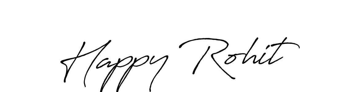 if you are searching for the best signature style for your name Happy Rohit. so please give up your signature search. here we have designed multiple signature styles  using Antro_Vectra_Bolder. Happy Rohit signature style 7 images and pictures png