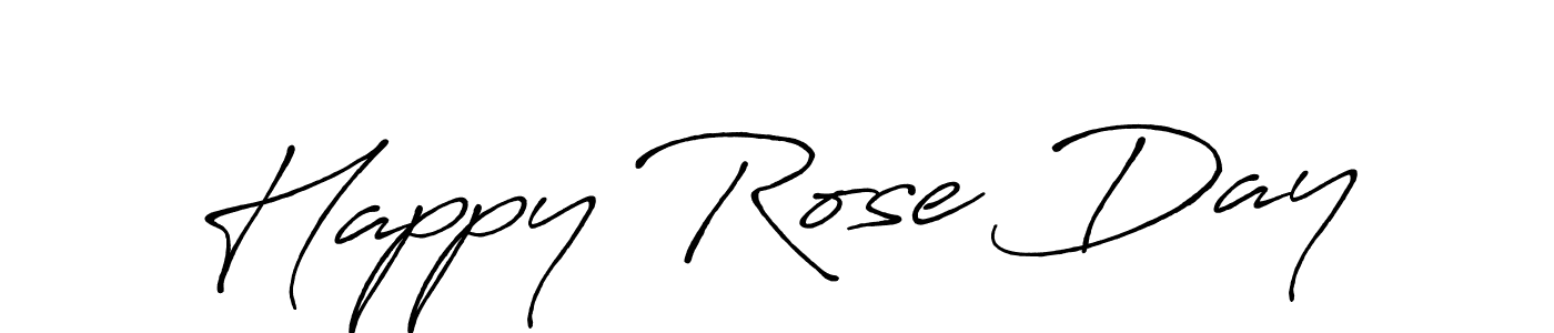 You should practise on your own different ways (Antro_Vectra_Bolder) to write your name (Happy Rose Day) in signature. don't let someone else do it for you. Happy Rose Day signature style 7 images and pictures png