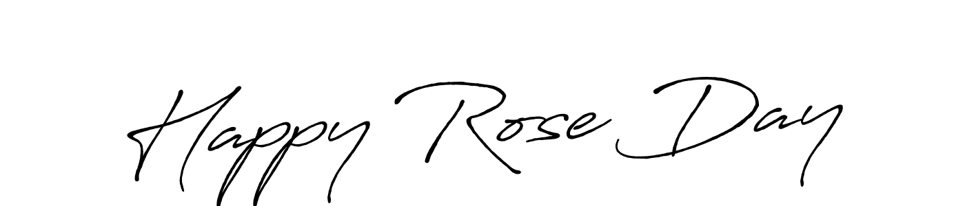 The best way (Antro_Vectra_Bolder) to make a short signature is to pick only two or three words in your name. The name Happy Rose Day include a total of six letters. For converting this name. Happy Rose Day signature style 7 images and pictures png