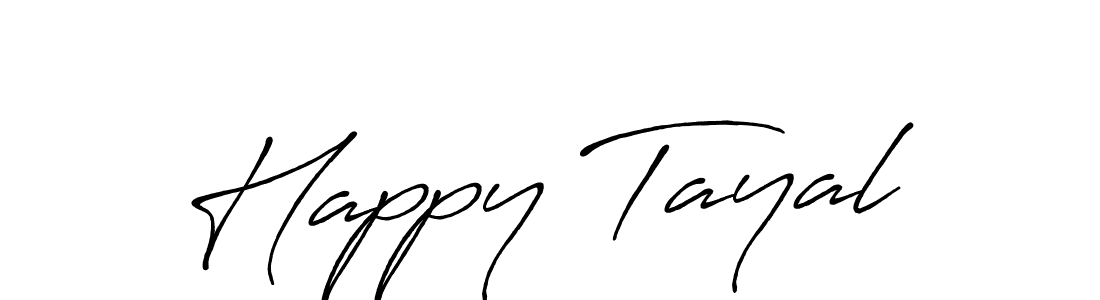 Once you've used our free online signature maker to create your best signature Antro_Vectra_Bolder style, it's time to enjoy all of the benefits that Happy Tayal name signing documents. Happy Tayal signature style 7 images and pictures png