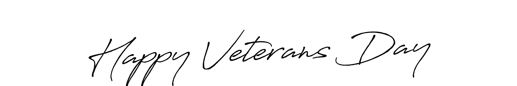 Similarly Antro_Vectra_Bolder is the best handwritten signature design. Signature creator online .You can use it as an online autograph creator for name Happy Veterans Day. Happy Veterans Day signature style 7 images and pictures png