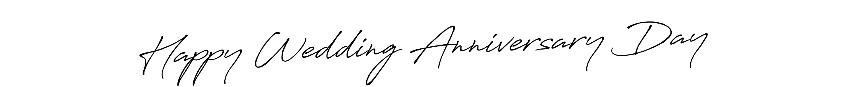 Make a beautiful signature design for name Happy Wedding Anniversary Day. Use this online signature maker to create a handwritten signature for free. Happy Wedding Anniversary Day signature style 7 images and pictures png