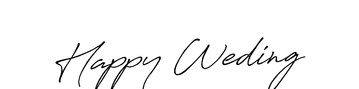 if you are searching for the best signature style for your name Happy Weding. so please give up your signature search. here we have designed multiple signature styles  using Antro_Vectra_Bolder. Happy Weding signature style 7 images and pictures png