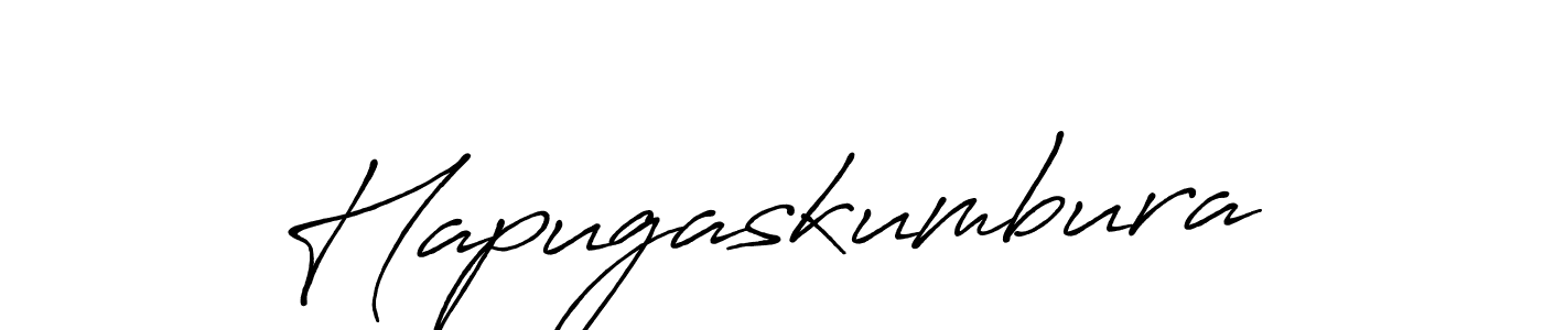 Also You can easily find your signature by using the search form. We will create Hapugaskumbura name handwritten signature images for you free of cost using Antro_Vectra_Bolder sign style. Hapugaskumbura signature style 7 images and pictures png