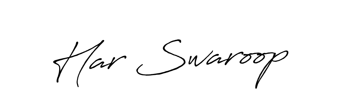 The best way (Antro_Vectra_Bolder) to make a short signature is to pick only two or three words in your name. The name Har Swaroop include a total of six letters. For converting this name. Har Swaroop signature style 7 images and pictures png