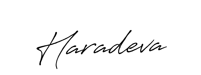 Haradeva stylish signature style. Best Handwritten Sign (Antro_Vectra_Bolder) for my name. Handwritten Signature Collection Ideas for my name Haradeva. Haradeva signature style 7 images and pictures png