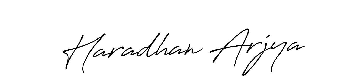 Once you've used our free online signature maker to create your best signature Antro_Vectra_Bolder style, it's time to enjoy all of the benefits that Haradhan Arjya name signing documents. Haradhan Arjya signature style 7 images and pictures png