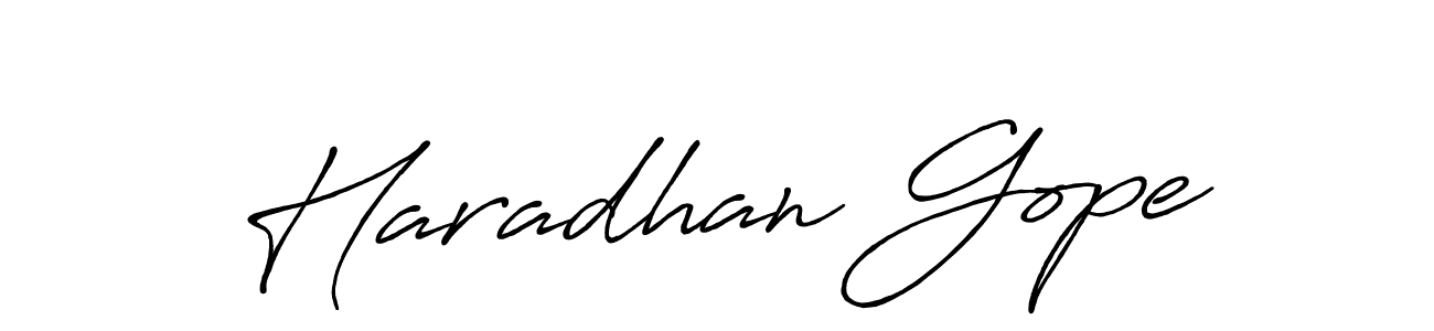 if you are searching for the best signature style for your name Haradhan Gope. so please give up your signature search. here we have designed multiple signature styles  using Antro_Vectra_Bolder. Haradhan Gope signature style 7 images and pictures png