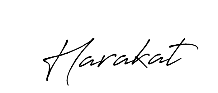 Make a beautiful signature design for name Harakat. With this signature (Antro_Vectra_Bolder) style, you can create a handwritten signature for free. Harakat signature style 7 images and pictures png