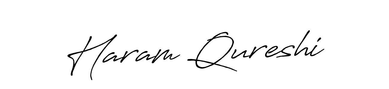 How to Draw Haram Qureshi signature style? Antro_Vectra_Bolder is a latest design signature styles for name Haram Qureshi. Haram Qureshi signature style 7 images and pictures png