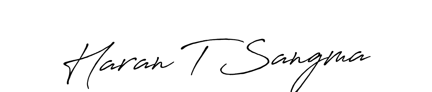 Make a short Haran T Sangma signature style. Manage your documents anywhere anytime using Antro_Vectra_Bolder. Create and add eSignatures, submit forms, share and send files easily. Haran T Sangma signature style 7 images and pictures png
